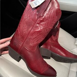 Ariat Red Heeled Western Boots